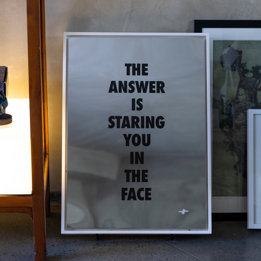 The Answer is Staring You in The Face