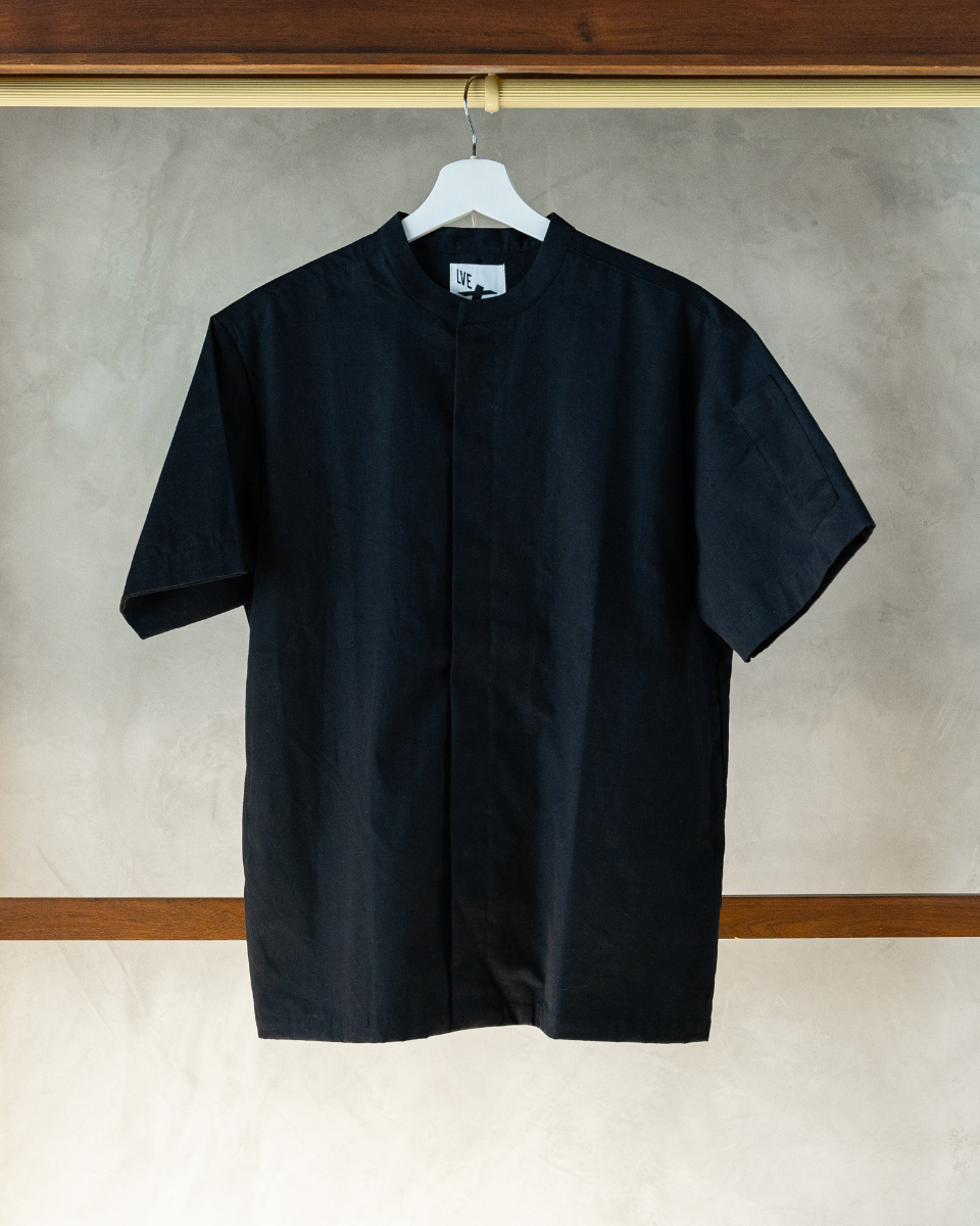 chef shirt black