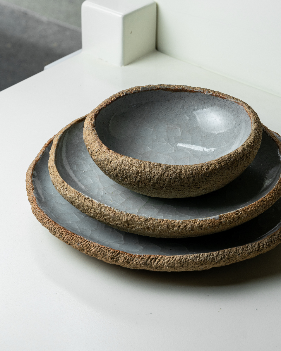 round oyster plate set ceramics