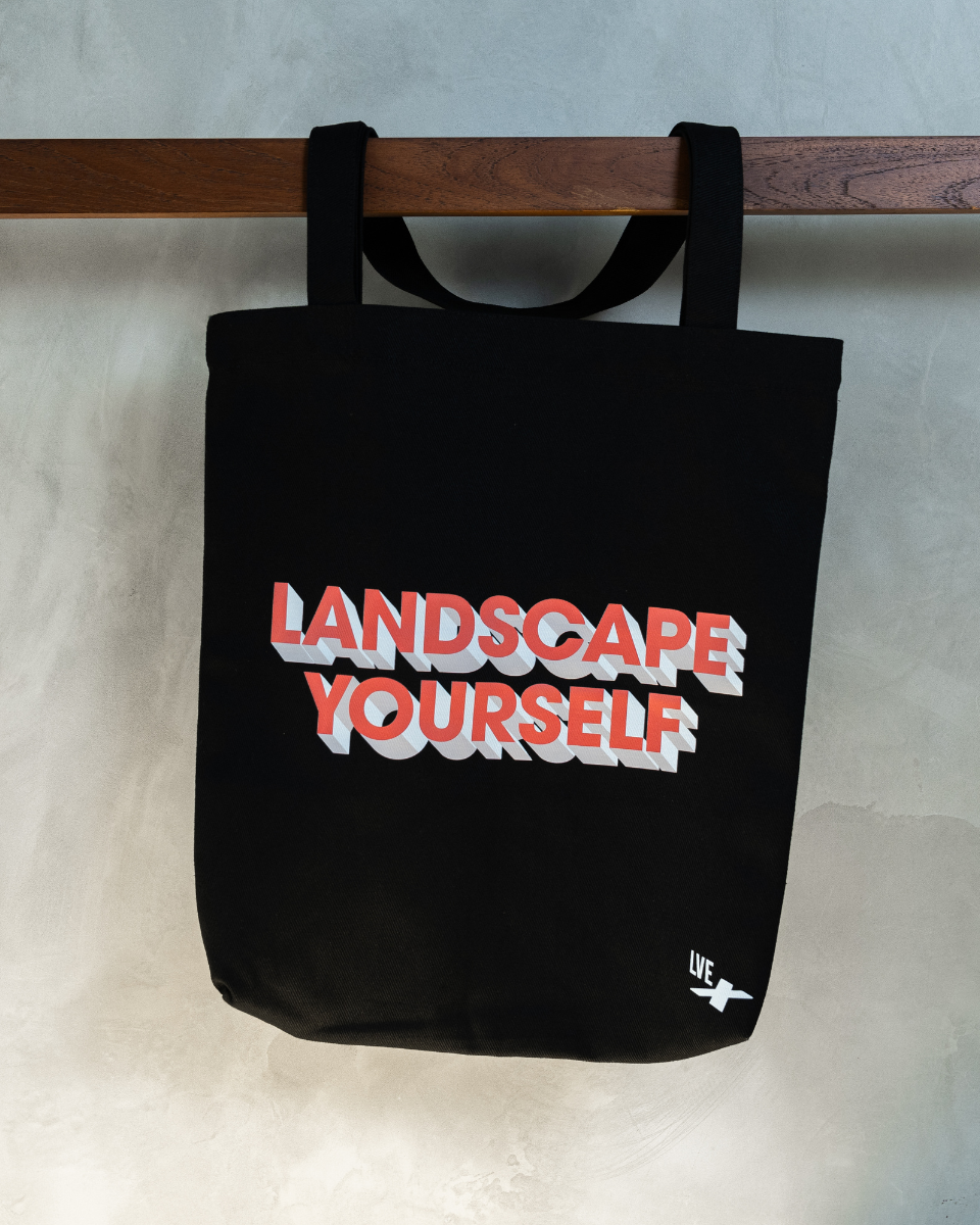 landscape yourself tote bag